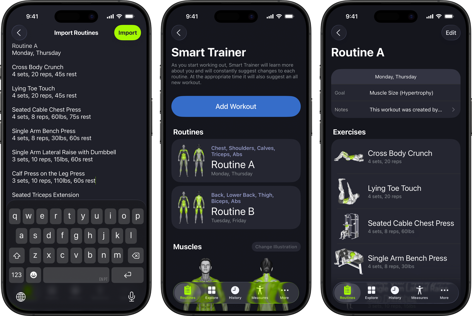 Import Routines from Text using Foundation Models in SmartGym