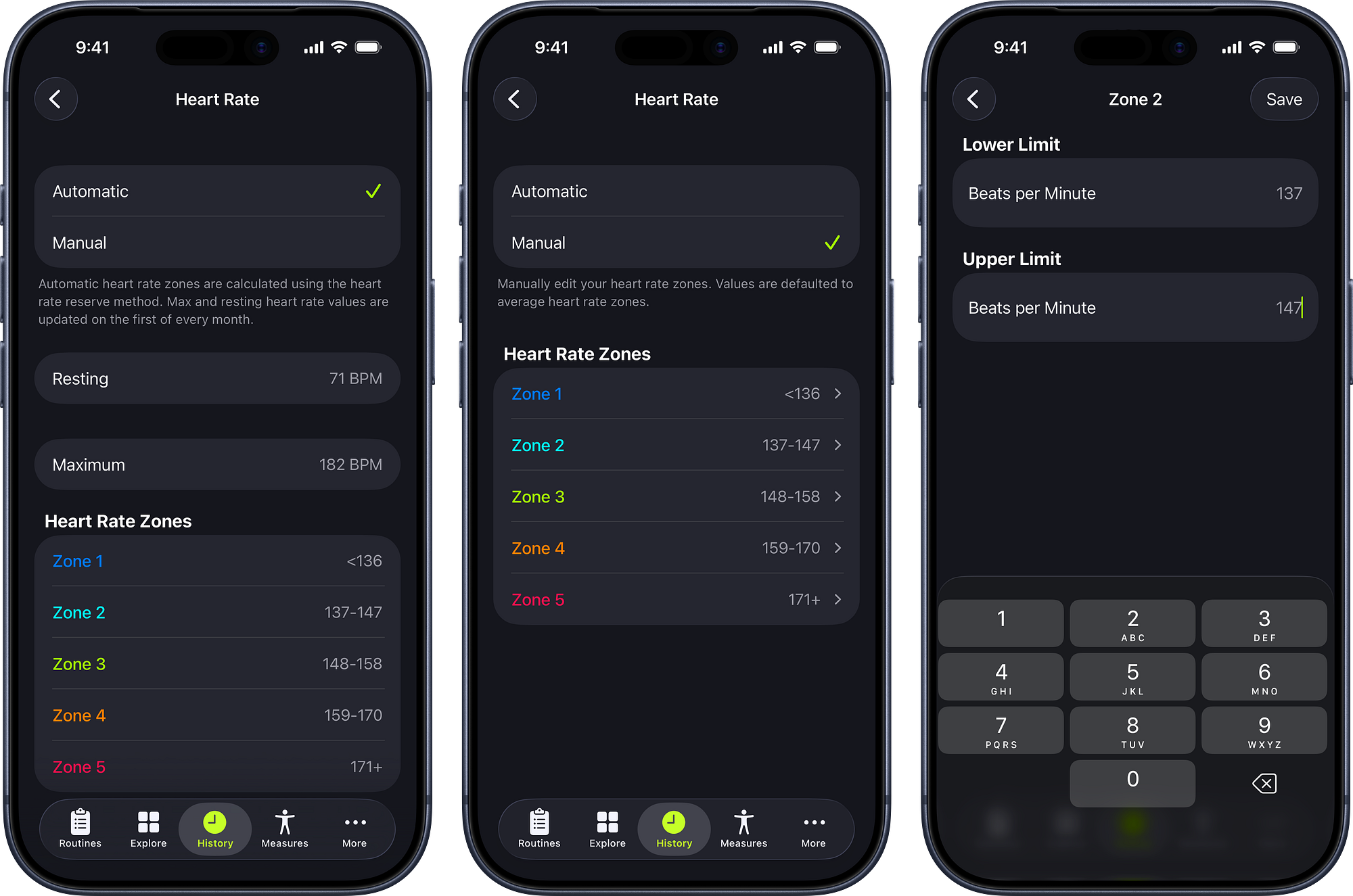 Custom Heart Rate Zones in SmartGym